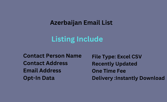Azerbaijan Email List
