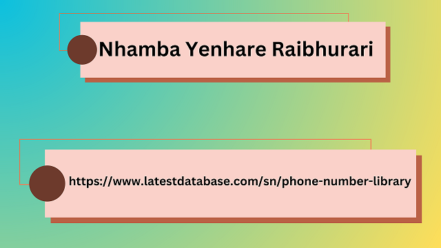 Nhamba Yenhare Raibhurari