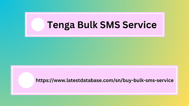 Tenga Bulk SMS Service