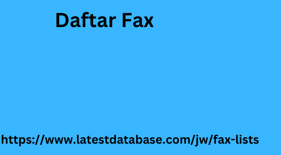 Daftar Fax