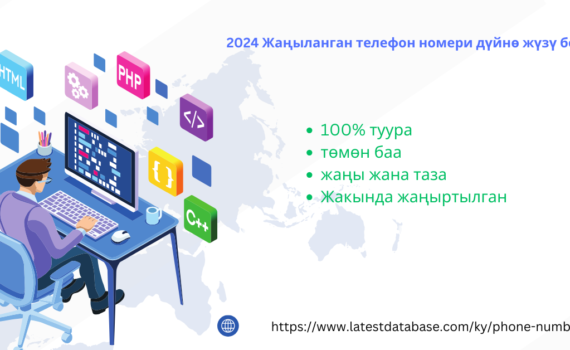 2024 Жаңыланган телефон номери дүйнө жүзү боюнча