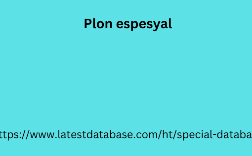 Plon espesyal