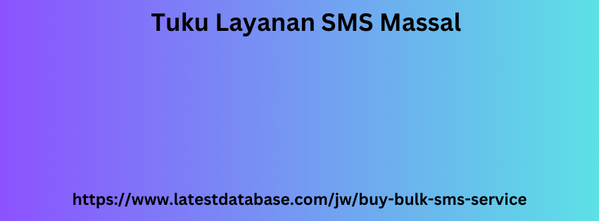 Tuku Layanan SMS Massal