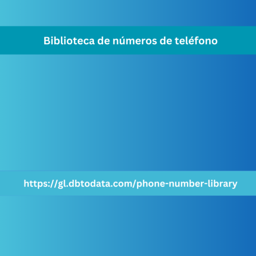 Biblioteca de números de teléfono