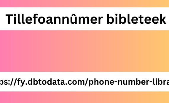 Tillefoannûmer bibleteek