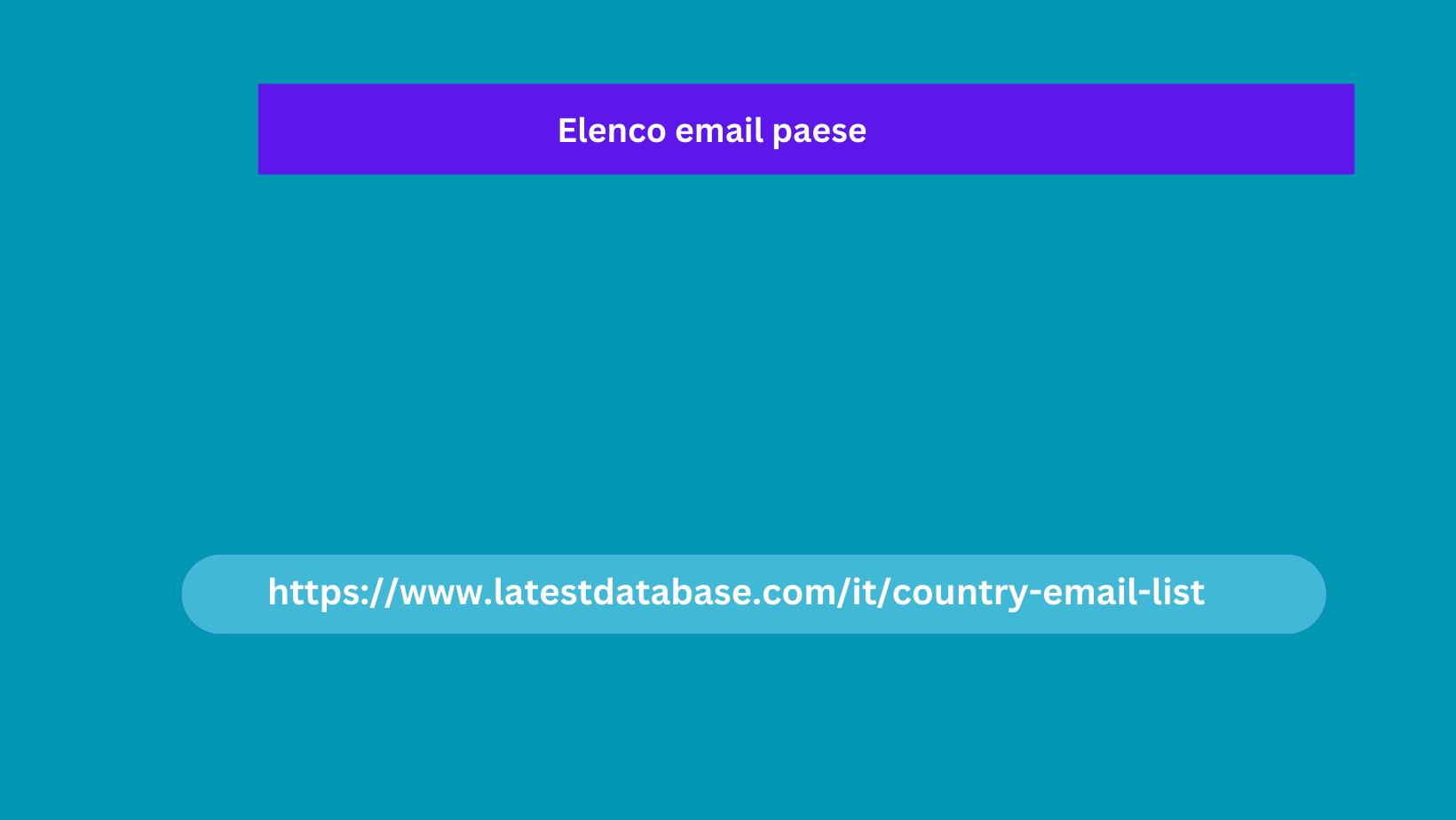 Elenco email paese