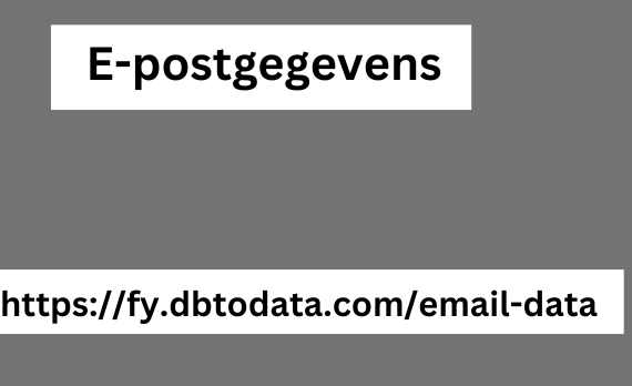 E-postgegevens