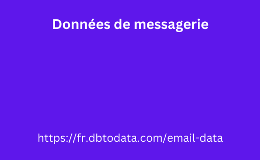 Données de messagerie