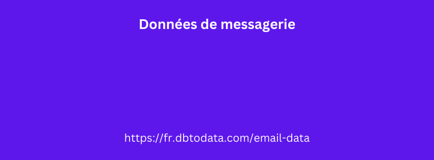 Données de messagerie