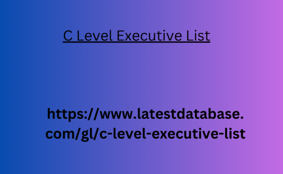 C Level Executive List