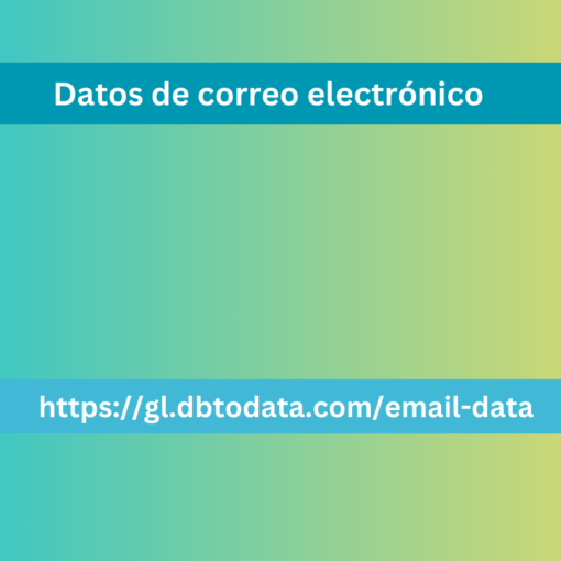 Datos de correo electrónico