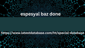 Espesyal baz done