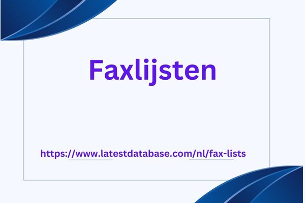 Faxlijsten