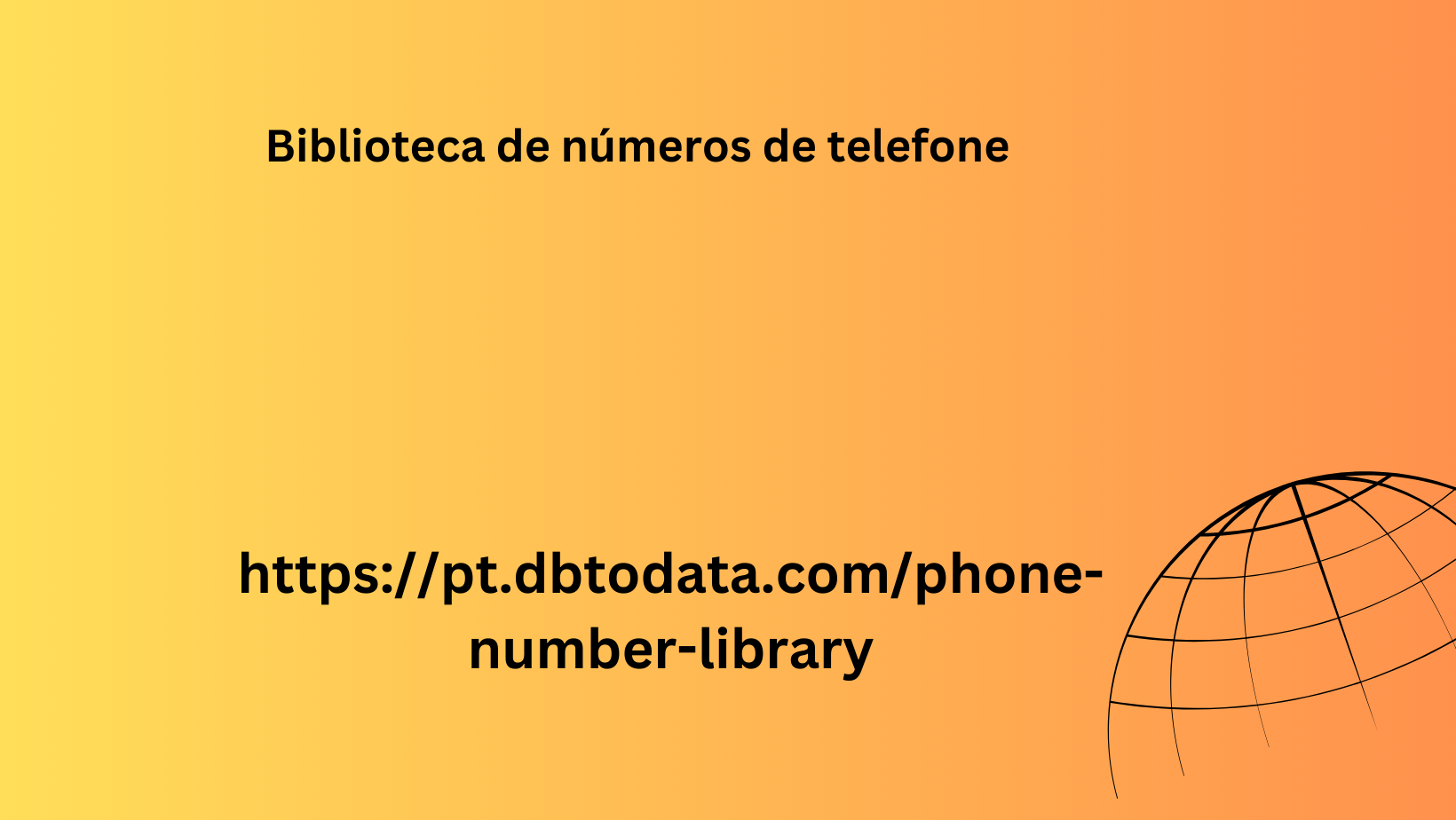 Biblioteca de números de telefone