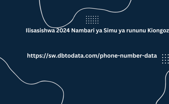 Ilisasishwa 2024 Nambari ya Simu ya rununu Kiongozi