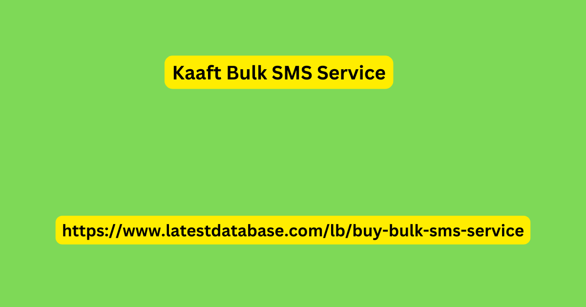 Kaaft Bulk SMS Service