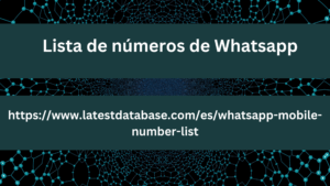 Lista de números de Whatsapp