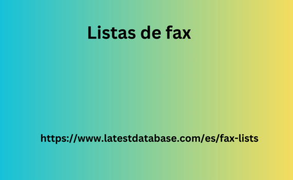 Listas de fax