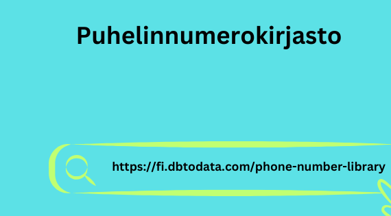 Puhelinnumerokirjasto