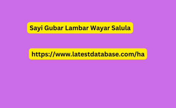 Sayi Gubar Lambar Wayar Salula