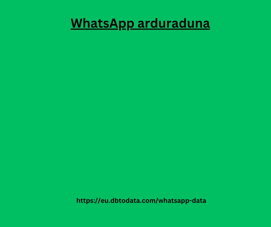 WhatsApp arduraduna