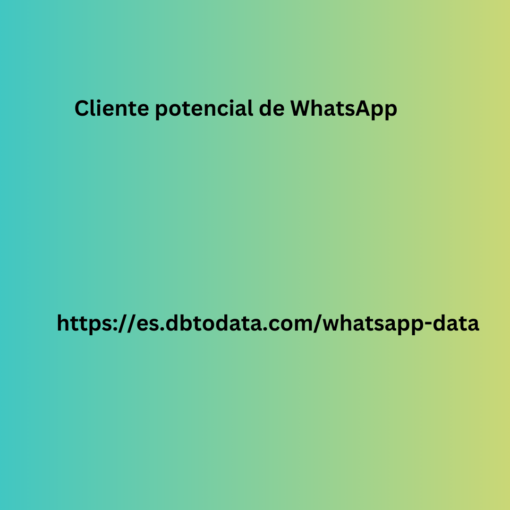 Cliente potencial de WhatsApp