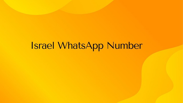 Israel WhatsApp Number