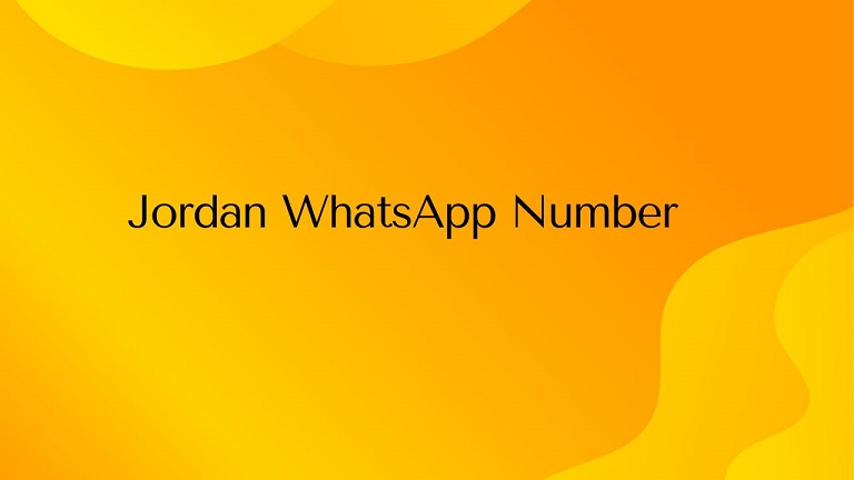 Jordan WhatsApp Number