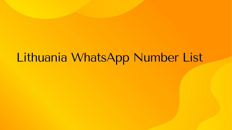 Lithuania WhatsApp Number List